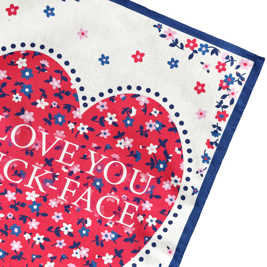 Cotton Tea Towel - I Love You Fuckface