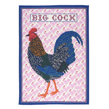Cotton Tea Towel - Big Cock