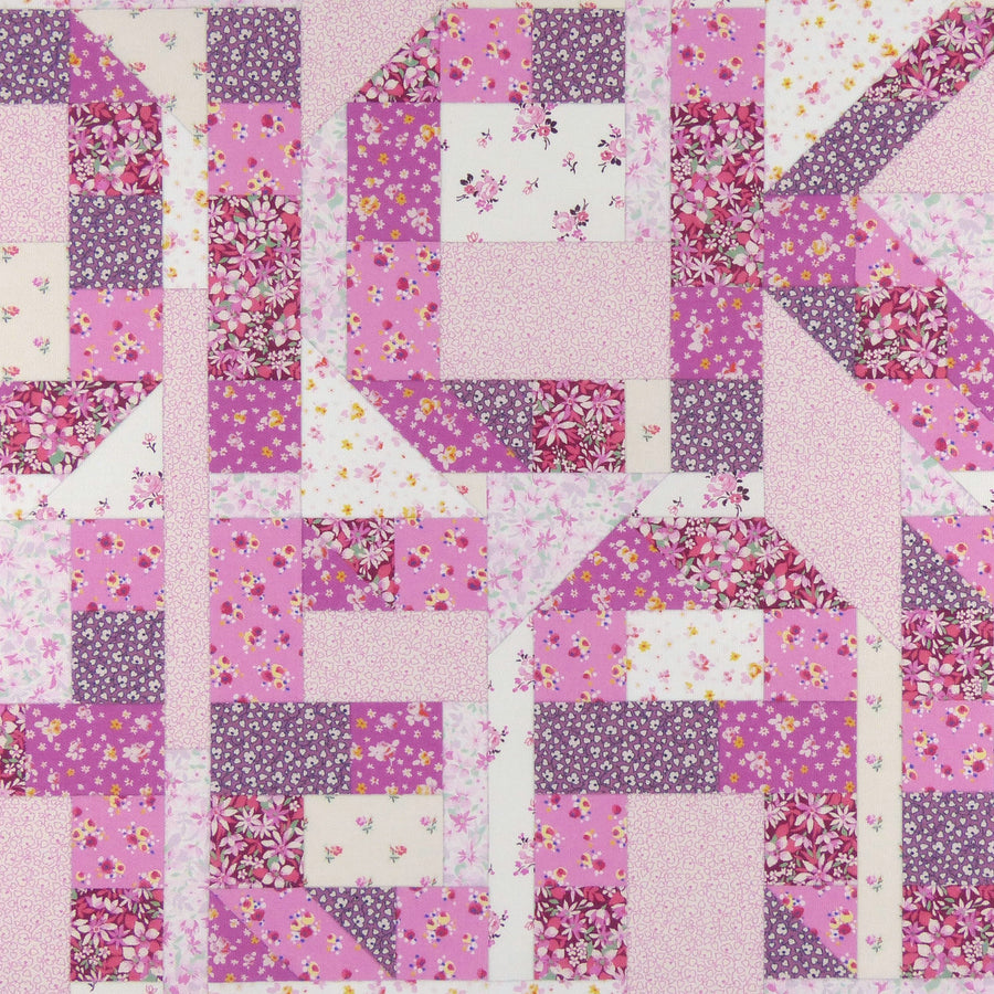 Cotton Tea Towel - Dickhead Patchwork Pink